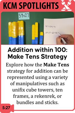 Addition within 100: Make Tens Strategy
